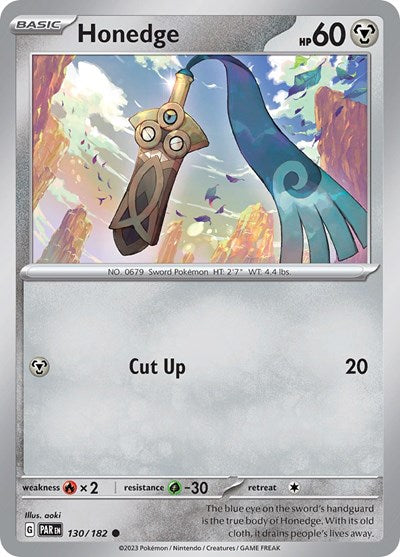 Honedge - 130/182 - SV04: Paradox Rift - 130/182