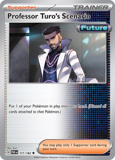 Professor Turo's Scenario - SV04: Paradox Rift - 171/182 REVERSE HOLOFOIL