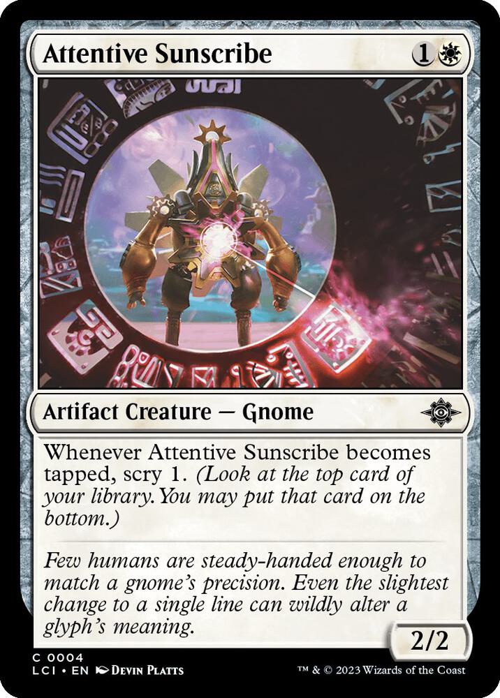 Attentive Sunscribe - The Lost Caverns of Ixalan - 4