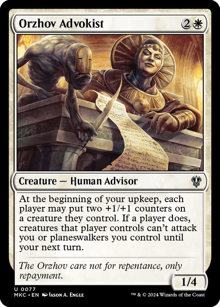Orzhov Advokist - Commander: Murders at Karlov Manor - 77