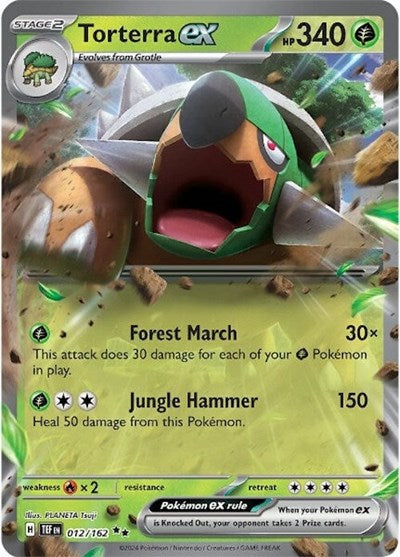Torterra ex - 012/162 - SV05: Temporal Forces - 012/162
