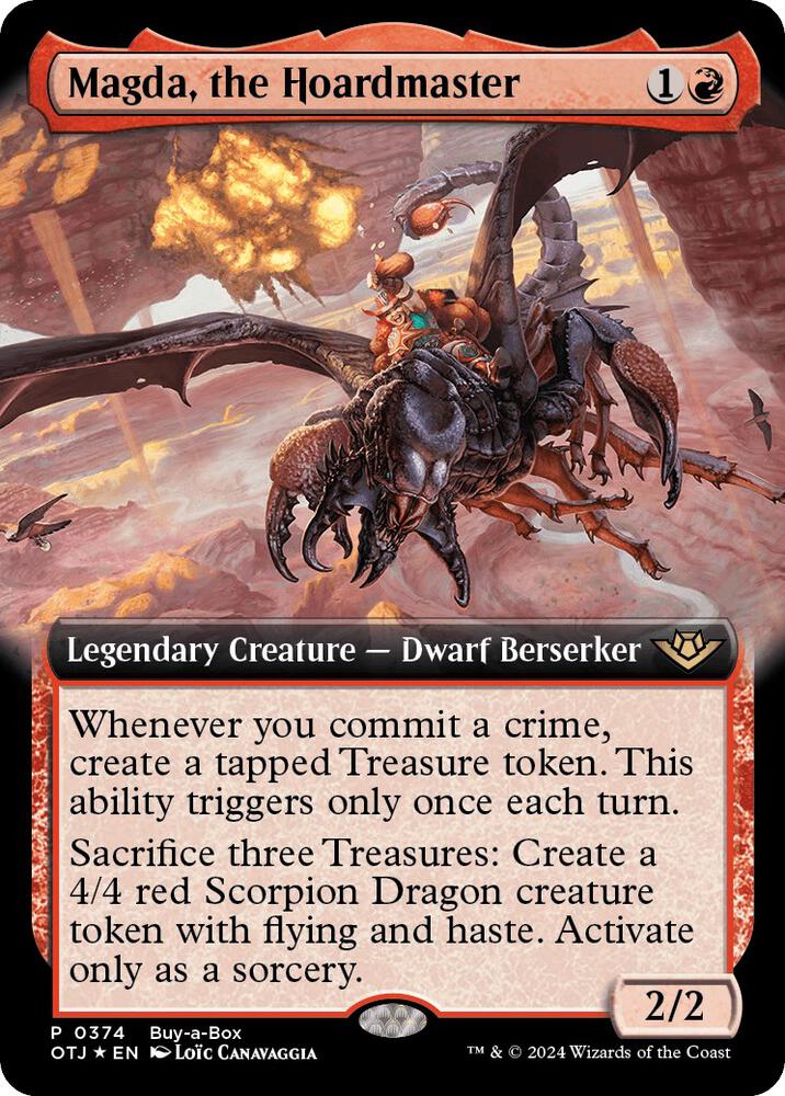 Magda, the Hoardmaster (Extended Art) - Buy-A-Box Promos - 374