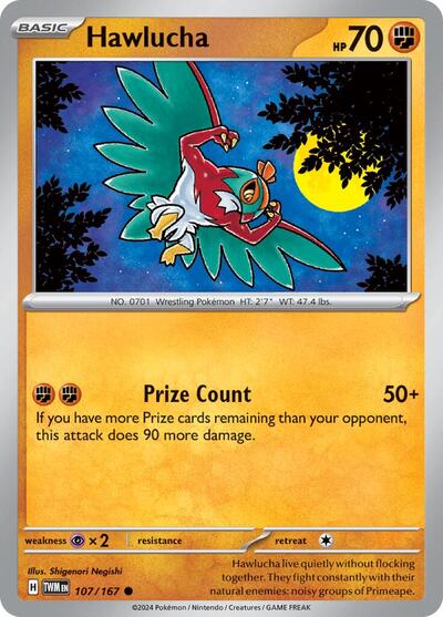 Hawlucha - SV06: Twilight Masquerade - 107/167