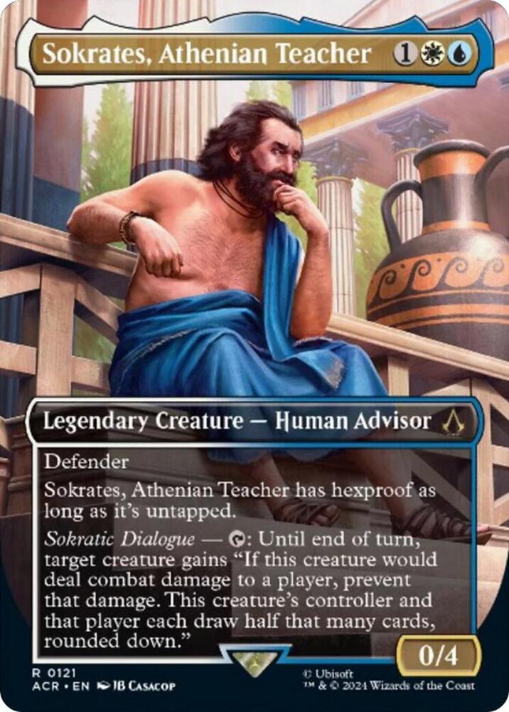 Sokrates, Athenian Teacher (Borderless) - Universes Beyond: Assassin's Creed - 121