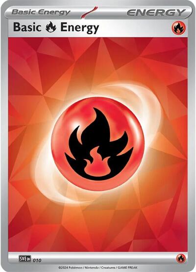 Basic Fire Energy - 010 - SVE: Scarlet & Violet Energies - 010