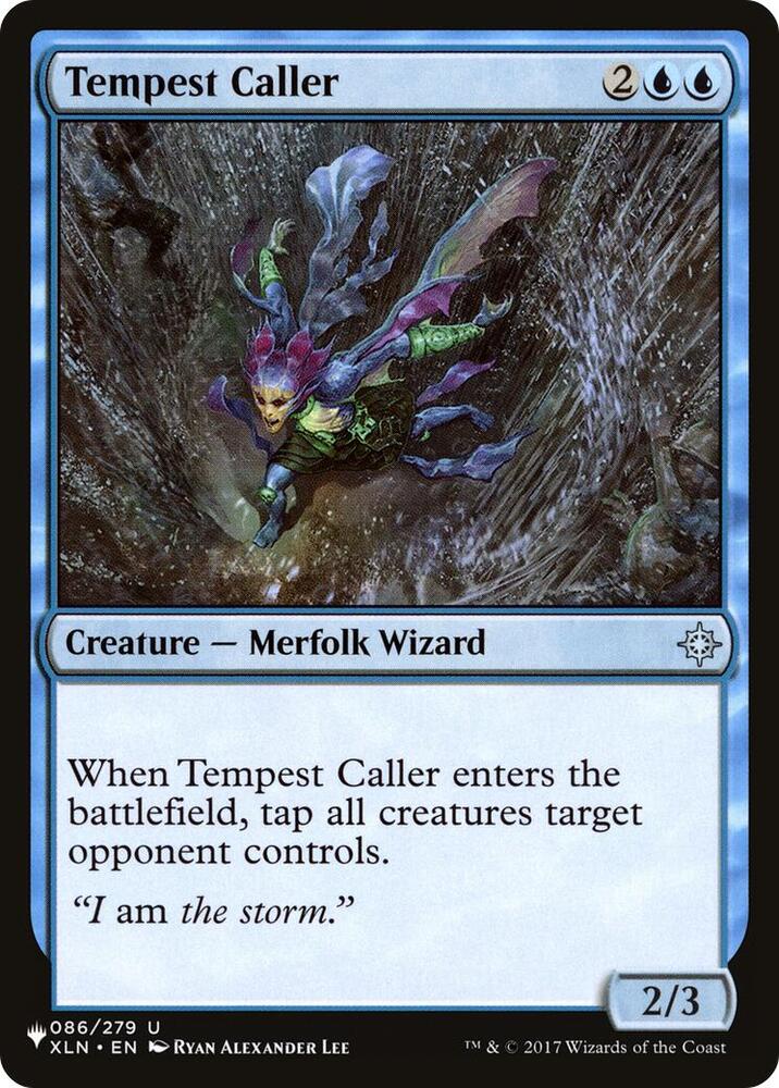Tempest Caller - The List Reprints - 086/279