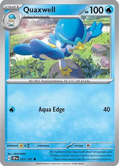 Quaxwell - SV08: Surging Sparks - 051/191 REVERSE HOLOFOIL