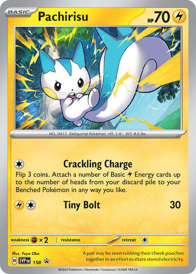 Pachirisu - 158 - SV: Scarlet & Violet Promo Cards - 158