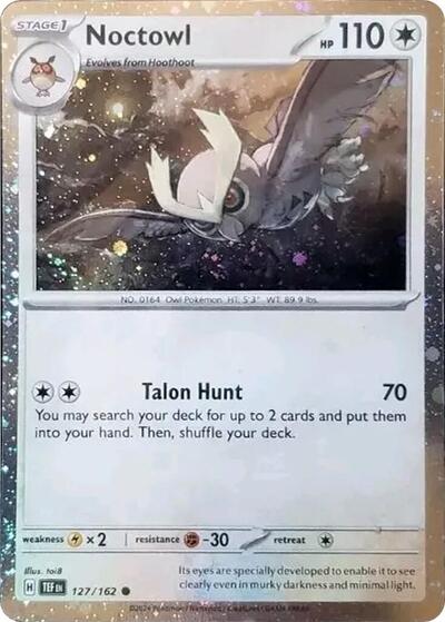 Noctowl - 127 (Cosmos Holo) - Miscellaneous Cards & Products - 127/162 HOLOFOIL