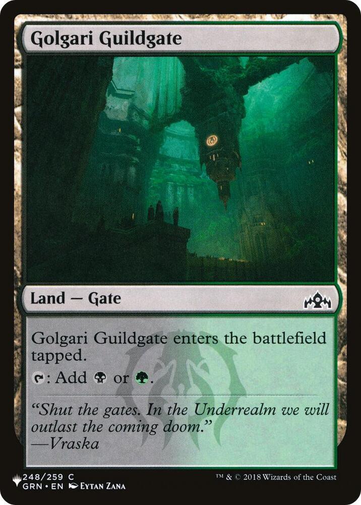 Golgari Guildgate - The List Reprints - 248/259