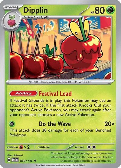 Dipplin - SV: Prismatic Evolutions - 010/131 REVERSE HOLOFOIL