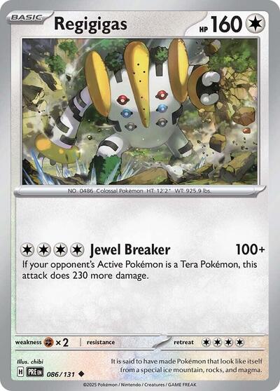 Regigigas - SV: Prismatic Evolutions - 086/131