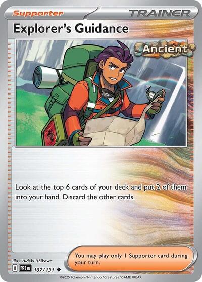 Explorer's Guidance - SV: Prismatic Evolutions - 107/131 REVERSE HOLOFOIL