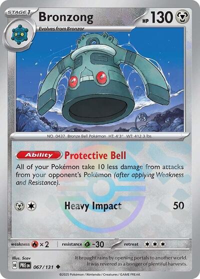 Bronzong (Poke Ball Pattern) - SV: Prismatic Evolutions - 067/131 HOLOFOIL