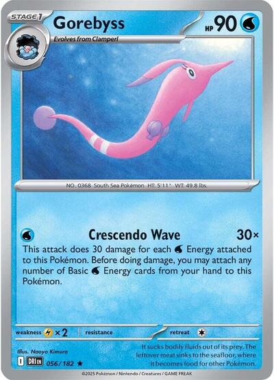 Gorebyss - SV10: Destined Rivals - 056/182 REVERSE HOLOFOIL