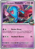 Team Rocket's Wobbuffet - SV10: Destined Rivals - 082/182 REVERSE HOLOFOIL