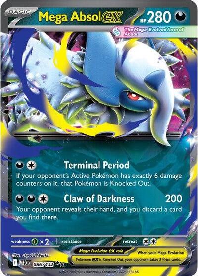Mega Absol ex - 086/132 - ME01: Mega Evolution - 086/132