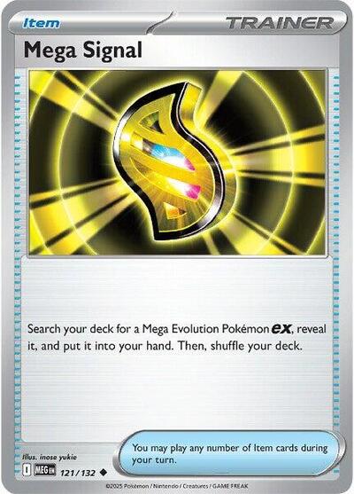 Mega Signal - 121/132 - ME01: Mega Evolution - 121/132 REVERSE HOLOFOIL