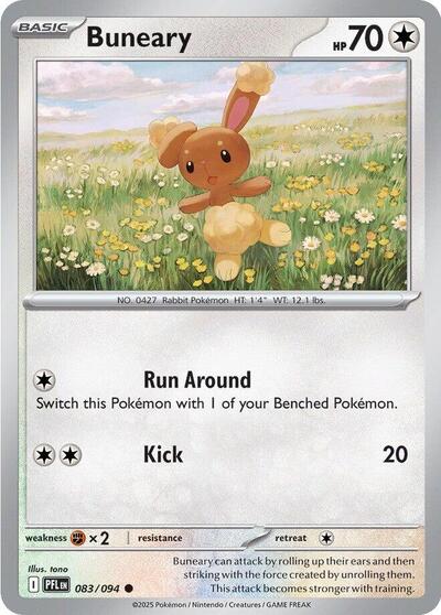 Buneary - ME02: Phantasmal Flames - 083/094 REVERSE HOLOFOIL