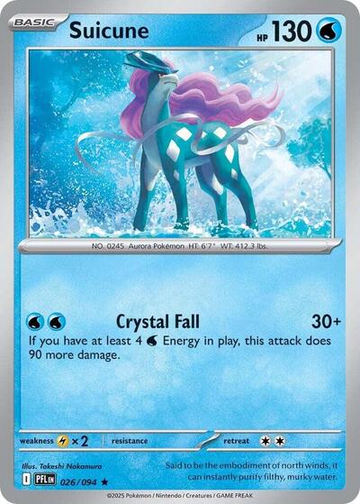 Suicune - ME02: Phantasmal Flames - 026/094 HOLOFOIL