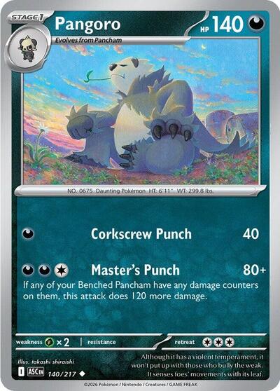 Pangoro - ME: Ascended Heroes - 140/217