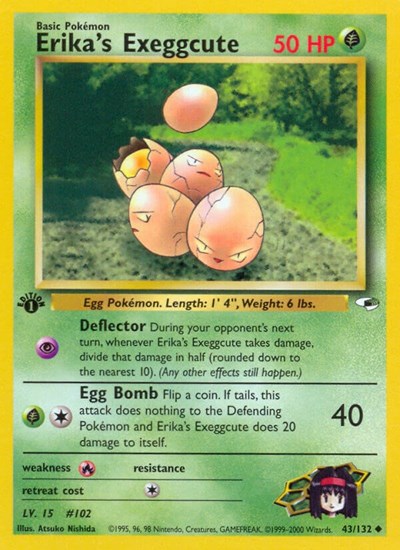 Erika's Exeggcute (43) - Gym Heroes - 043/132