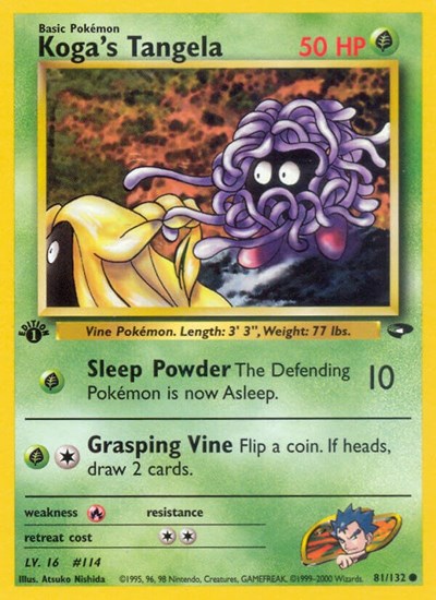 Koga's Tangela - Gym Challenge - 081/132