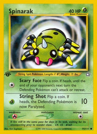 Spinarak - Neo Genesis - 075/111