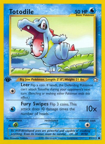 Totodile (81) - Neo Genesis - 081/111