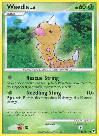 Weedle - Rising Rivals - 86/111