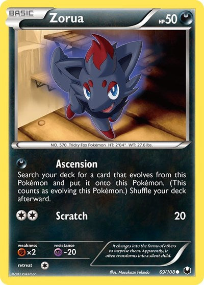 Zorua (69) - Dark Explorers - 69/108