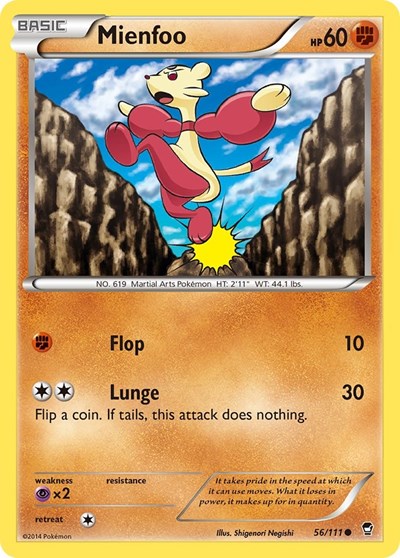 Mienfoo - XY - Furious Fists - 56/111