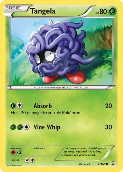 Tangela - XY - Primal Clash - 4/160