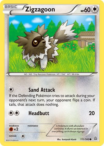 Zigzagoon - XY - Primal Clash - 111/160
