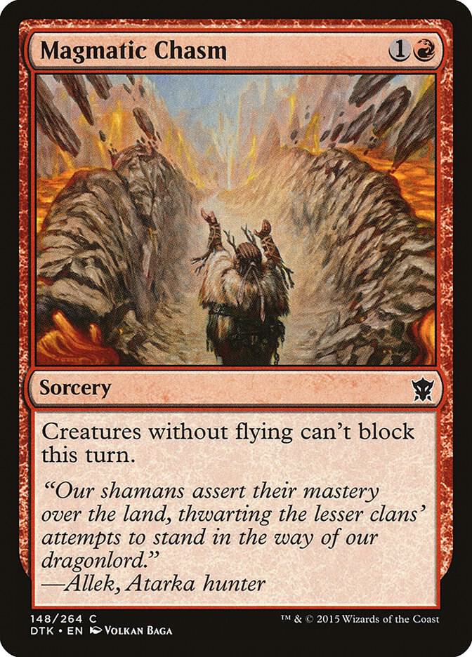 Magmatic Chasm - Dragons of Tarkir - 148