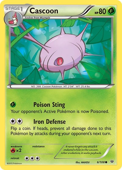 Cascoon - XY - Roaring Skies - 6/108