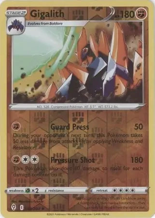 Gigalith - SWSH07: Evolving Skies - 088/203 REVERSE HOLOFOIL